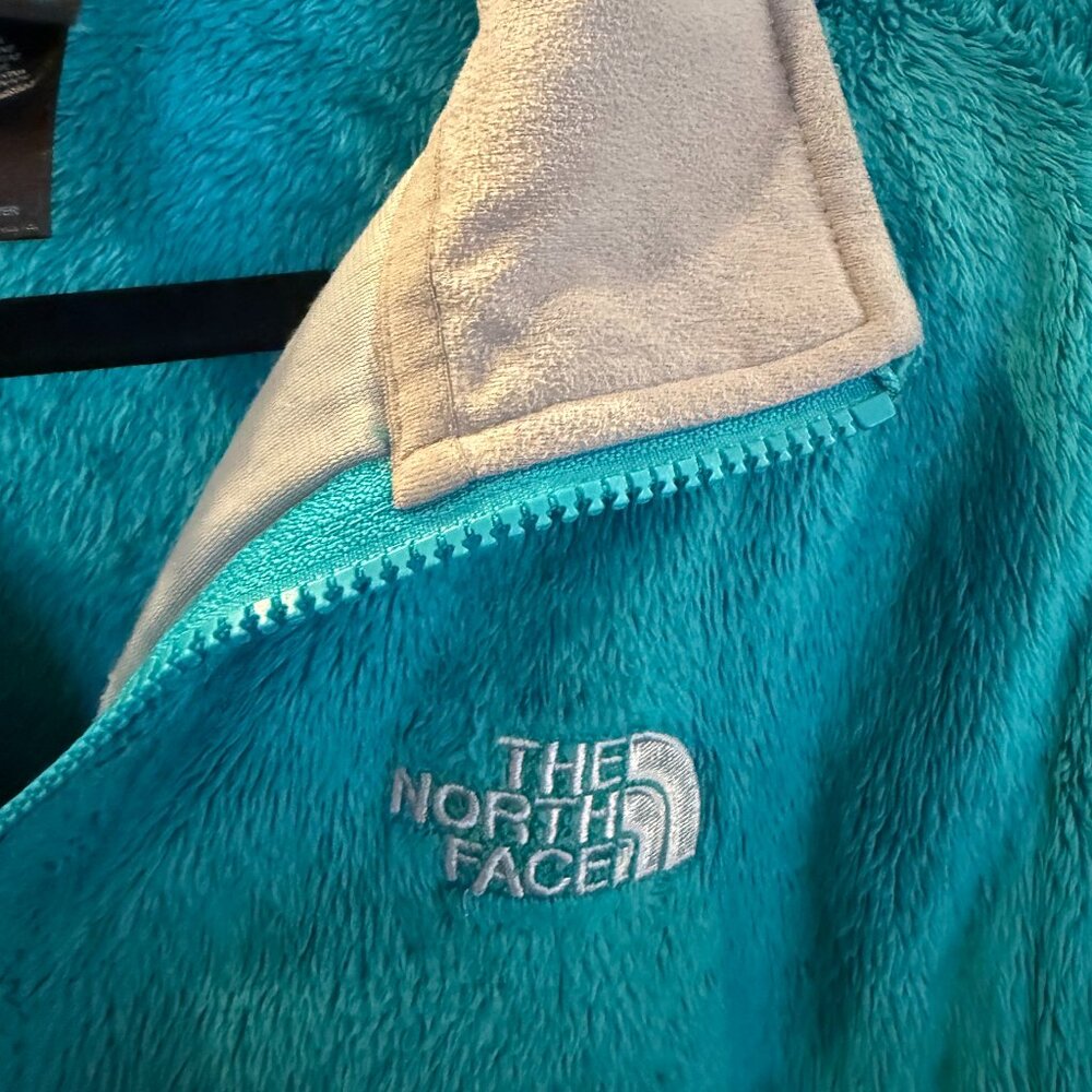 THE NORTH FACE GREEN FLEECE, WOMEN'S MEDIUM